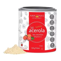 ACEROLA 100% čistý organický prírodný vitamín C v prášku, 100 g