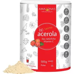 ACEROLA 100% čistý organický prírodný vitamín C v prášku, 500 g