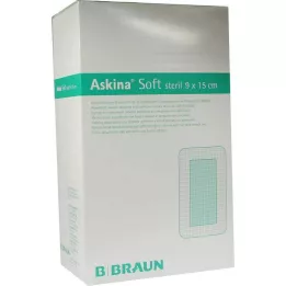 ASKINA Mäkký obväz na rany 9x15 cm sterilný, 40 ks