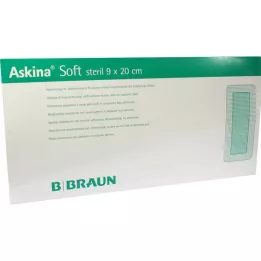 ASKINA Mäkký obväz na rany 9x20 cm sterilný, 30 ks