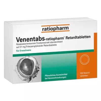 VENENTABS-ratiopharm tablety s predĺženým uvoľňovaním, 100 ks VENENTABS-ratiopharm tablety s predĺženým uvoľňovaním, 100 ks