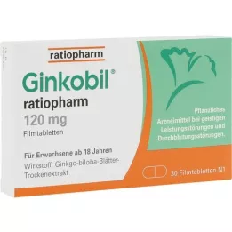 GINKOBIL-ratiopharm 120 mg filmom obalené tablety, 30 ks