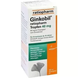 GINKOBIL-ratiopharm kvapky 40 mg, 100 ml