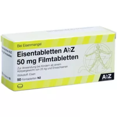 EISENTABLETTEN AbZ 50 mg filmom obalené tablety, 50 ks