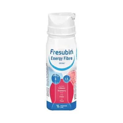 FRESUBIN ENERGY Vláknina DRINK Jahodová fľaša na pitie, 4x200 ml FRESUBIN ENERGY Vláknina DRINK Jahodová fľaša na pitie, 4x200 ml