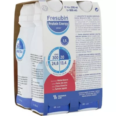 FRESUBIN PROTEIN Energia DRINK Walderdbe.Trinkfl., 4X200 ml