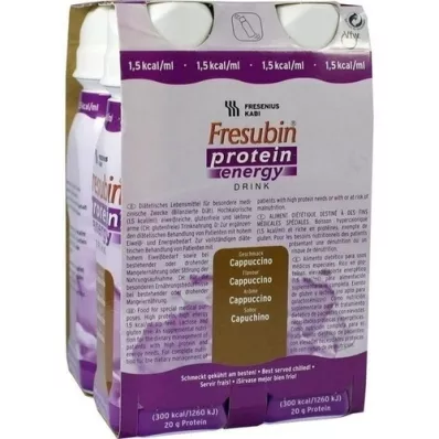 FRESUBIN PROTEIN Energia DRINK Kapucínska banka, 4X200 ml