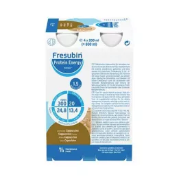 FRESUBIN PROTEIN Energia DRINK Kapucínska banka, 4X200 ml