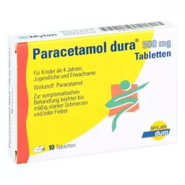 PARACETAMOL dura 500 mg tablety, 10 ks