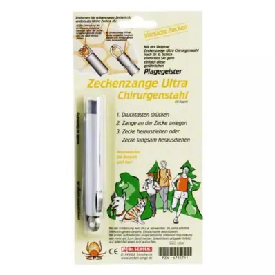 ZECKENZANGE Ultra chirurgická oceľ, 1 ks