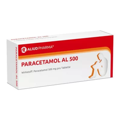PARACETAMOL AL 500 tabliet, 20 ks PARACETAMOL AL 500 tabliet, 20 ks