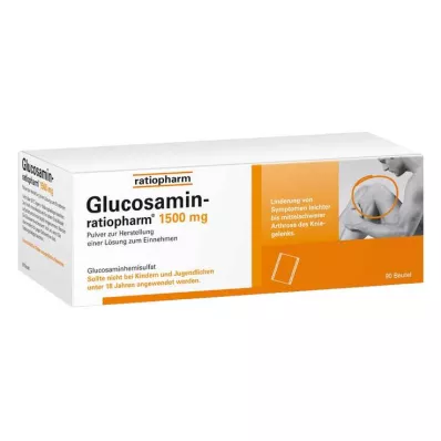 GLUCOSAMIN-RATIOPHARM 1500 mg Plv.na perorálne použitie, 90 ks GLUCOSAMIN-RATIOPHARM 1500 mg Plv.na perorálne použitie, 90 ks