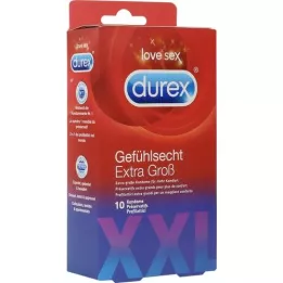 DUREX Extra veľké kondómy Sensitive, 10 ks