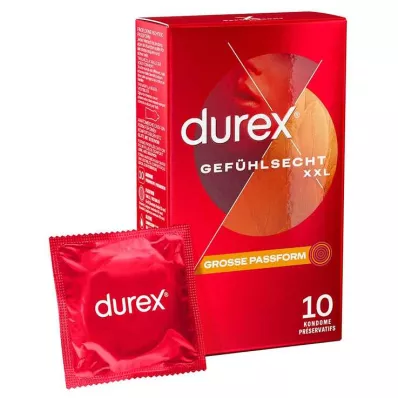 DUREX Extra veľké kondómy Sensitive, 10 ks
