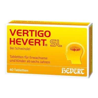 VERTIGO HEVERT SL Tablety, 40 ks