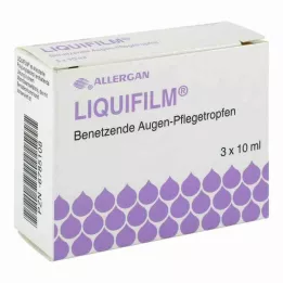LIQUIFILM Zvlhčujúce očné kvapky, 3X10 ml