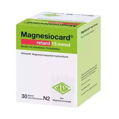 MAGNESIOCARD retard 15 mmol vrecko w.ret.filmtabl., 30 ks