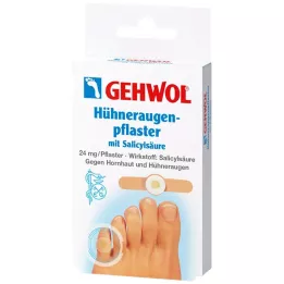 GEHWOL Kukuričné náplasti s kyselinou salicylovou, 6 ks