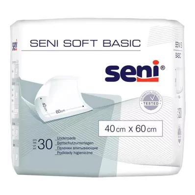 Seni Soft Basic podložka do postele 40x60 cm, 30 ks Seni Soft Basic podložka do postele 40x60 cm, 30 ks