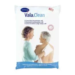 VALACLEAN mäkké jednorazové umývacie rukavice, 15 ks