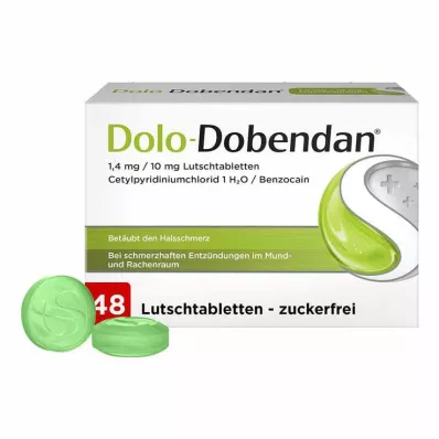 DOLO-DOBENDAN 1,4 mg/10 mg pastilky, 48 ks