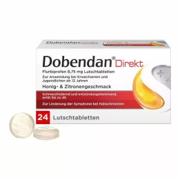 DOBENDAN Priame pastilky Flurbiprofen 8,75 mg, 24 ks