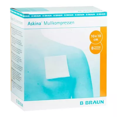 Askina gázové obklady 10x10, 25x2 kusy Askina gázové obklady 10x10, 25x2 kusy