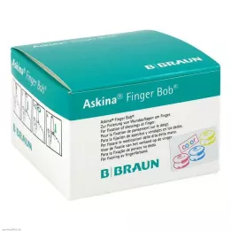 ASKINA Finger Bob farebný, 50 ks