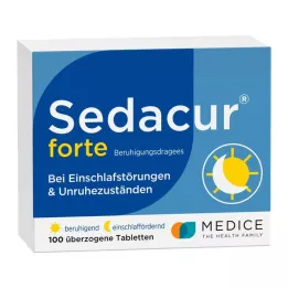 SEDACUR forte sedatívne pastilky, 100 ks