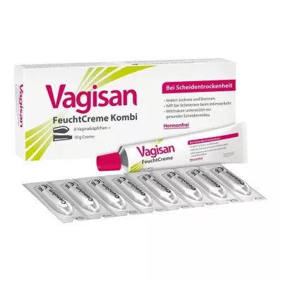 VAGISAN FeuchtCreme Combi 8 Ovula+10 g krému, 1 P