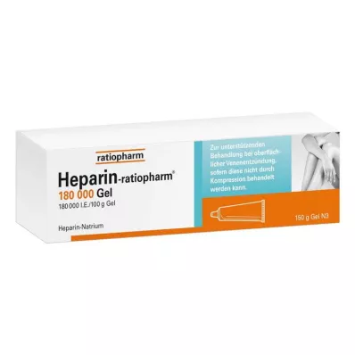 Heparin ratiopharm® 180 000 gél, 150 g