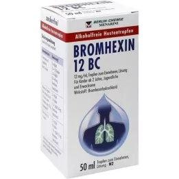 BROMHEXIN 12 BC Perorálne kvapky, 50 ml