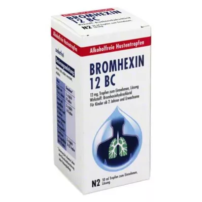 BROMHEXIN 12 BC Perorálne kvapky, 50 ml BROMHEXIN 12 BC Perorálne kvapky, 50 ml