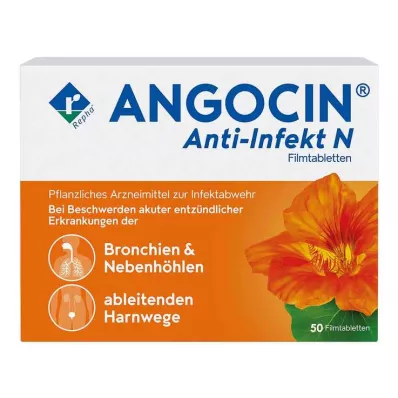 ANGOCIN Antiinfekčné N filmom obalené tablety, 50 ks ANGOCIN Antiinfekčné N filmom obalené tablety, 50 ks