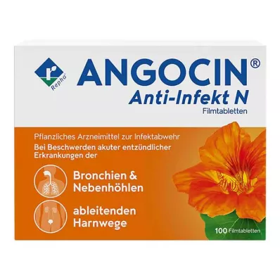 ANGOCIN Antiinfekčné N filmom obalené tablety, 100 ks ANGOCIN Antiinfekčné N filmom obalené tablety, 100 ks