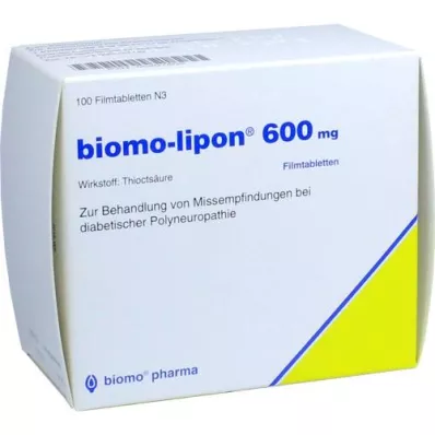 BIOMO-lipon 600 mg filmom obalené tablety, 100 ks