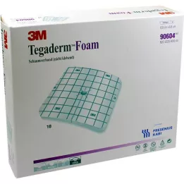 TEGADERM Penový obväz FK 8,8x8,8 cm 90604, 10 ks