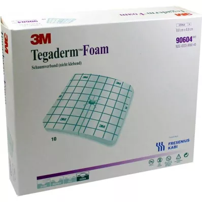 Tegaderm Foam FK 8,8x8,8cm 90604, 10 ks Tegaderm Foam FK 8,8x8,8cm 90604, 10 ks