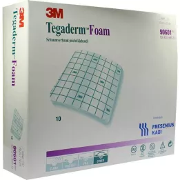TEGADERM Penový obväz FK 10x10 cm 90601, 10 ks
