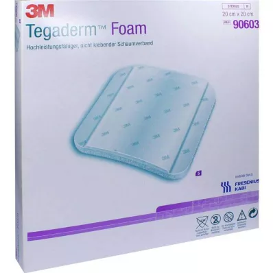 Tegaderm Foam FK 20x20cm 90603, 5 ks Tegaderm Foam FK 20x20cm 90603, 5 ks