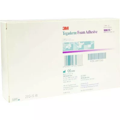 TEGADERM Penové lepidlo FK 6,9x6,9 cm kríž 90615, 10 ks