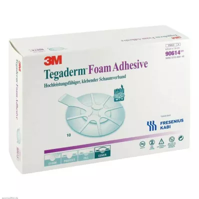 Tegaderm Penové lepidlo FK 6,9x7,6cm oválne 90614, 10 ks Tegaderm Penové lepidlo FK 6,9x7,6cm oválne 90614, 10 ks