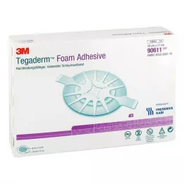 TEGADERM Penové lepidlo FK 10x11 cm oválne 90611, 10 ks