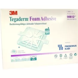 TEGADERM Penové lepidlo FK 14,3x14,3 cm 90612, 10 ks