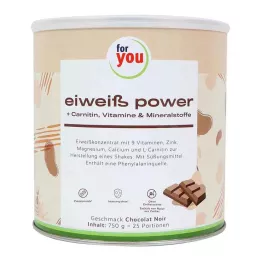 FOR YOU eiweiß power čokoláda v prášku, 750 g