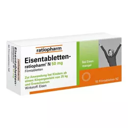 EISENTABLETTEN-ratiopharm N 50 mg filmom obalené tablety, 50 ks