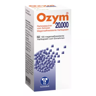 OZYM 20 000 tvrdých kapsúl s enterickým obalom, 100 ks OZYM 20 000 tvrdých kapsúl s enterickým obalom, 100 ks