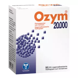 OZYM 20 000 tvrdých kapsúl s enterickým obalom, 200 ks
