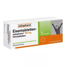 EISENTABLETTEN-ratiopharm 100 mg filmom obalené tablety, 50 ks
