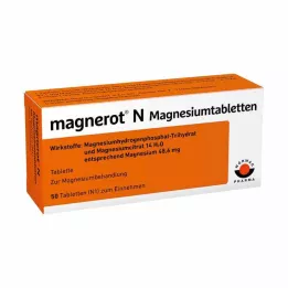 MAGNEROT N Horčíkové tablety, 50 ks